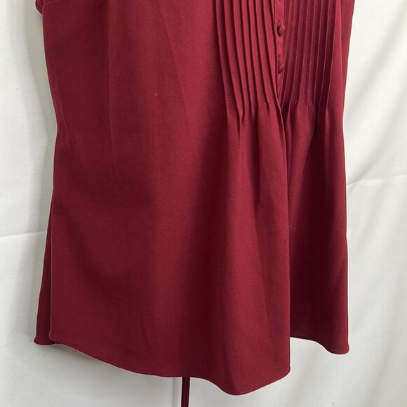 Modcloth Burgundy Women's Top - Picture 4 of 10